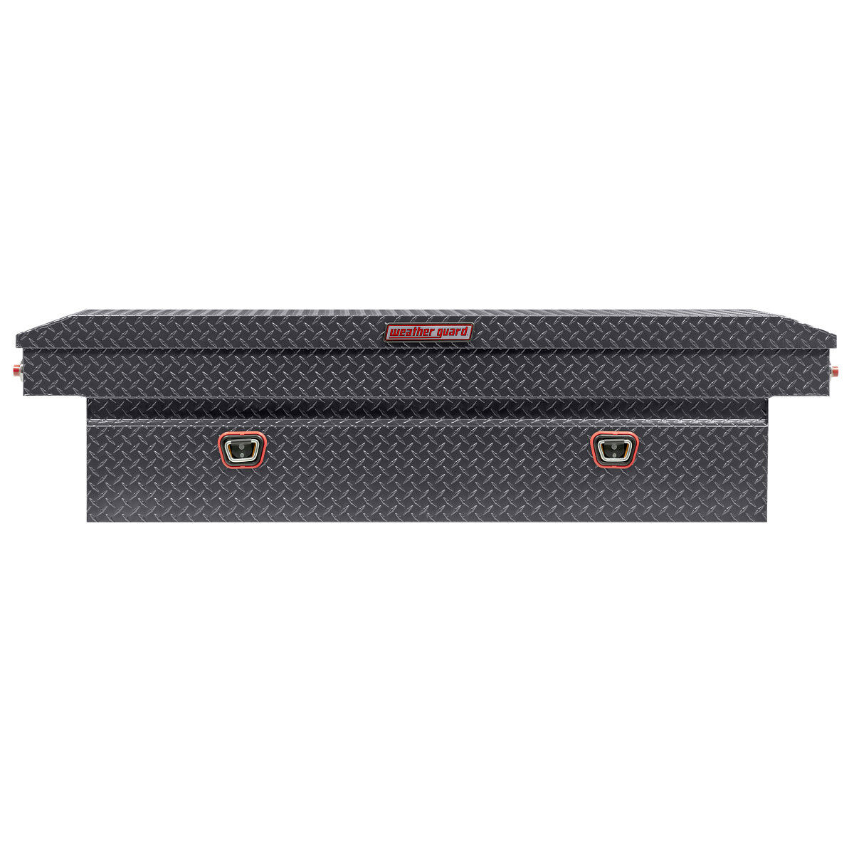 127-06-03 Full Standard Aluminum Saddle Box in Gunmetal Gray