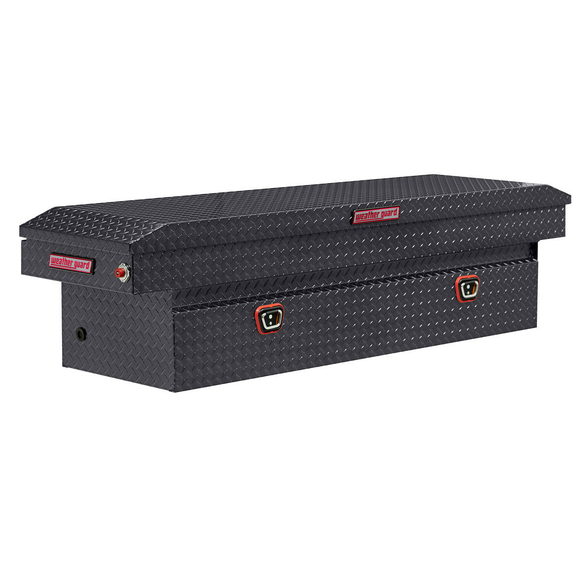 127-06-03 Full Standard Aluminum Saddle Box in Gunmetal Gray