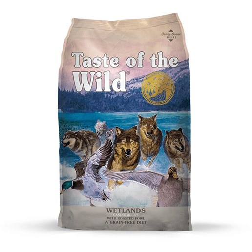 Taste of the Wild Wetlands Roasted Fowl Adult Dry Dog Food, 5-Lb Bag 