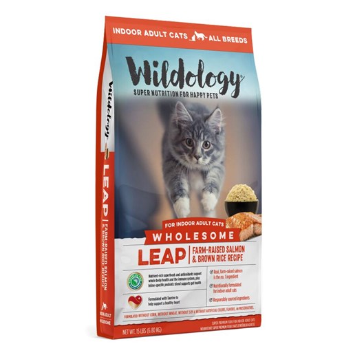 Leap Salmon & Rice Indoor Adult Dry Cat Food, 15-Lb Bag