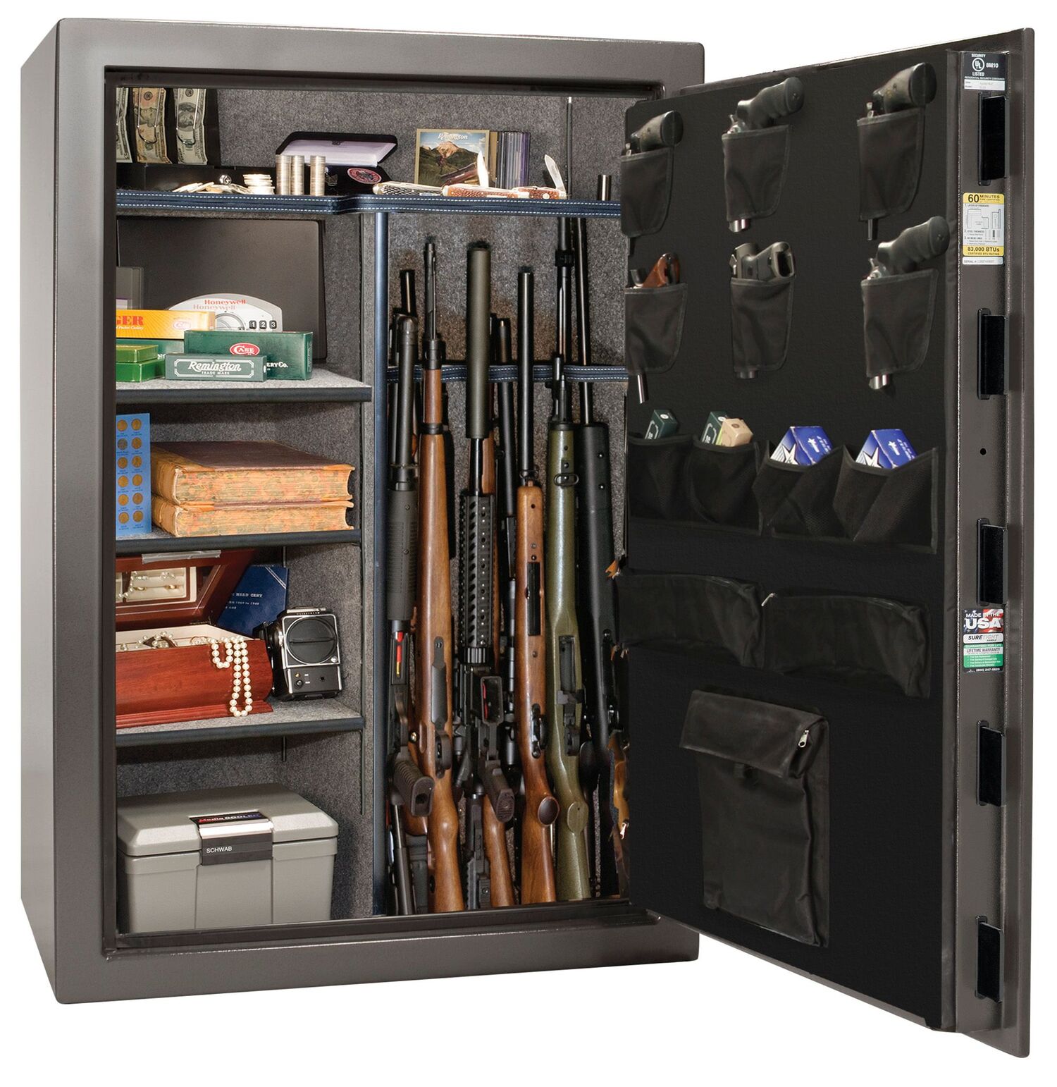 Liberty Safe We The People 60 Gun Safe in Gray Gloss