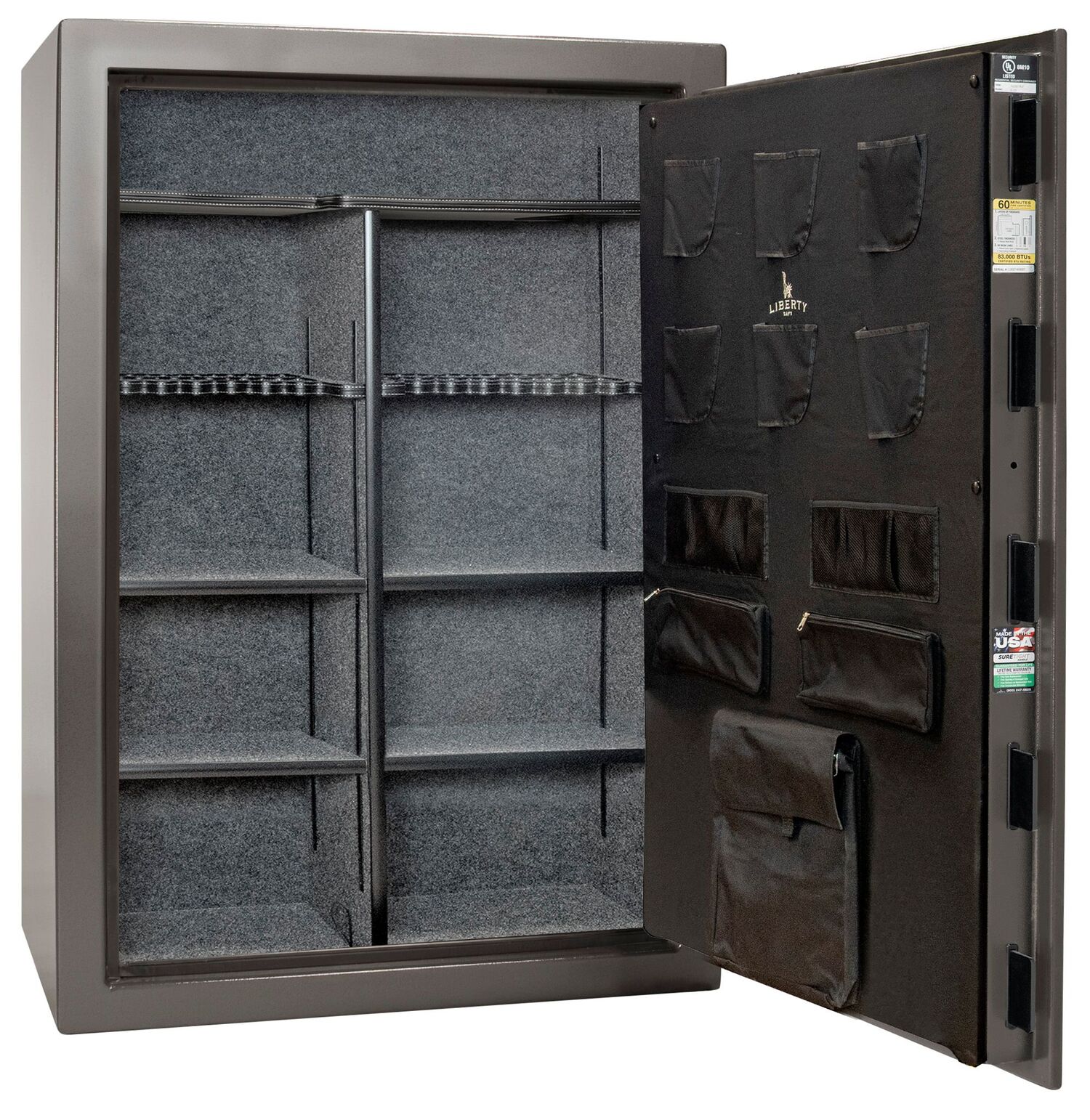 Liberty Safe We The People 60 Gun Safe in Gray Gloss