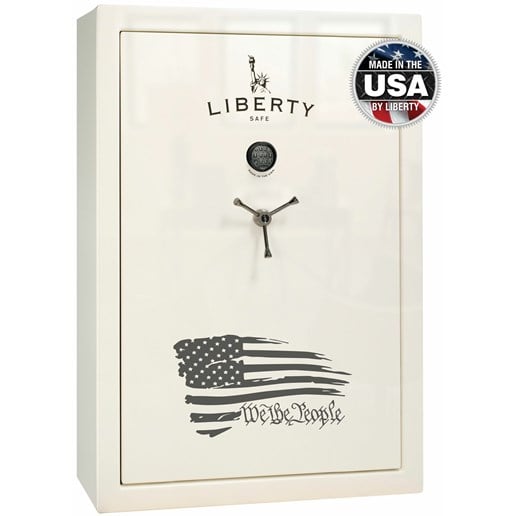 Liberty Safe We The People 60 Gun Safe in White
