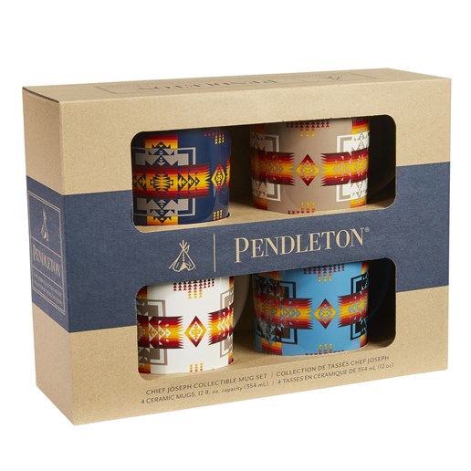 Pendleton Chief Joseph Ceramic 12-Oz Mug Set