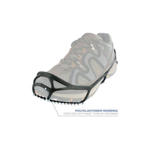 Yaktrax Walk Ice-Traction Device in Black, Large Men's Footwear