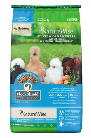 Nutrena NatureWise Silkie and Ornamental Layer Feed, 30-Lb