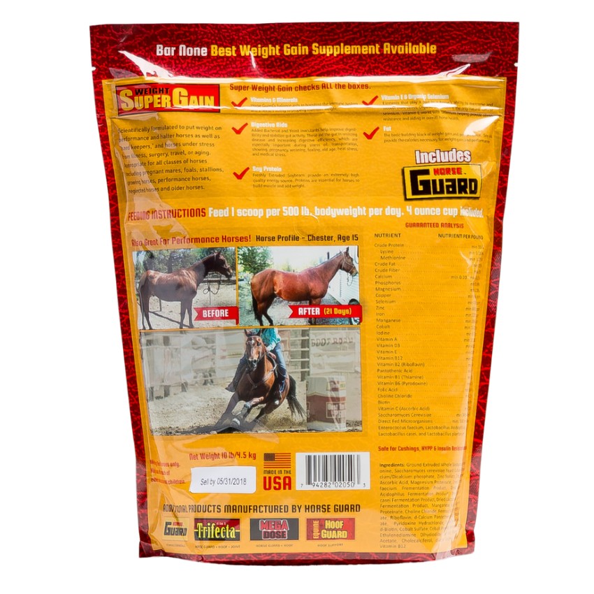 Super Weight Gain Equine Supplement, 10-lb Bag