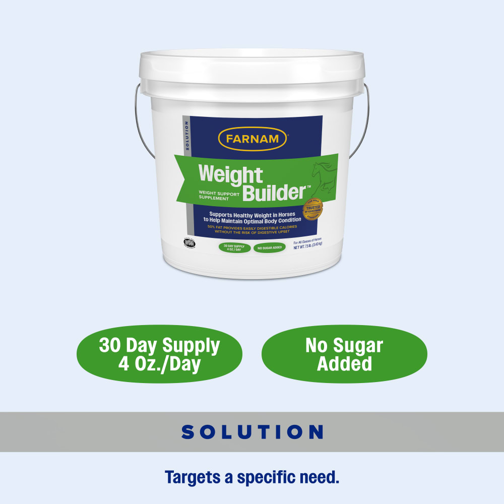 Farnam Weight Builder Equine Supplement, 7.5-Lb