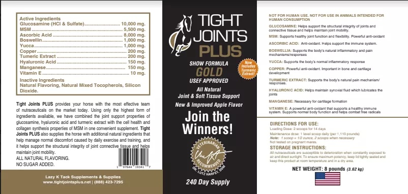 Tight Joints Plus Show Formula, 2-Lb
