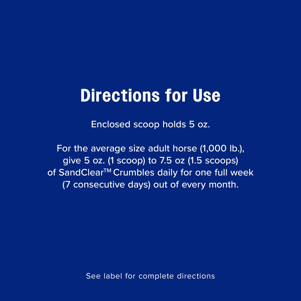 Farnam SandClear Natural Psyllium Crumbles, 10-Lb