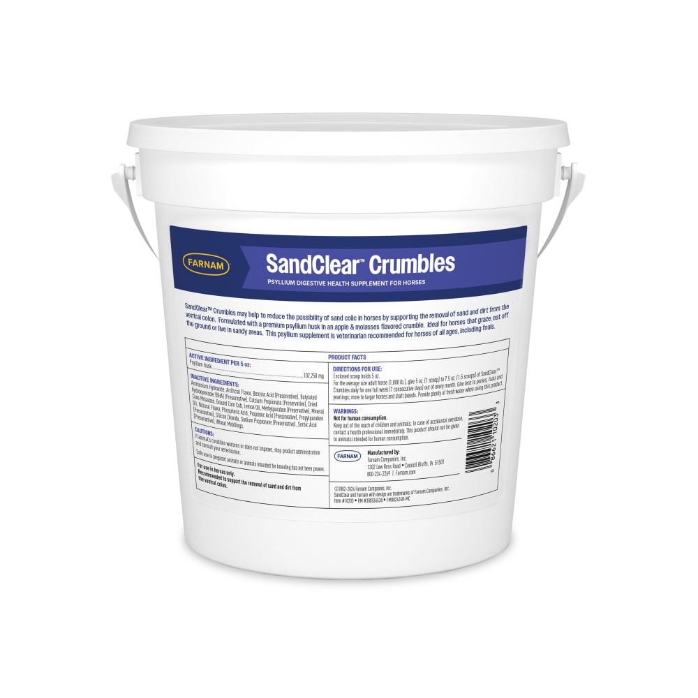 Farnam SandClear Natural Psyllium Crumbles, 10-Lb